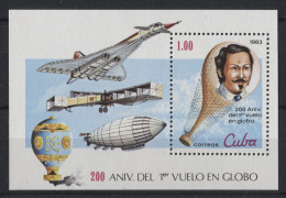 Cuba - 1983 200 Years Of Aviation Block MNH__(TH-24124) - Blocks & Sheetlets