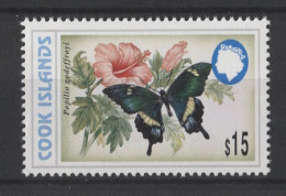 Cook Islands - 1998 Butterflies 15$ MNH__(TH-24918) - Islas Cook