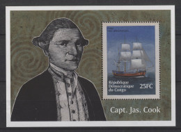 Congo (Kinshasa) - 2001 History Of Shipping Block (1) MNH__(TH-26556) - Ungebraucht