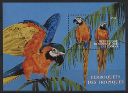 Congo (Kinshasa) - 2000 Parrots Block (2) MNH__(TH-27257) - Mint/hinged