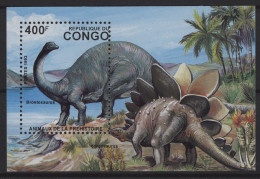 Congo (Brazzaville) - 1999 Prehistoric Animals (II) Block MNH__(TH-24495) - Neufs