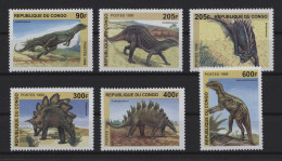 Congo (Brazzaville) - 1999 Prehistoric Animals (II) MNH__(TH-24494) - Mint/hinged