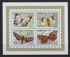 Congo (Brazzaville) - 1999 Butterflies Kleinbogen (1) MNH__(TH-26822) - Nuovi