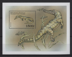 Comoros - 1999 Prehistoric Animals Block (1) MNH__(TH-24497) - Comores (1975-...)