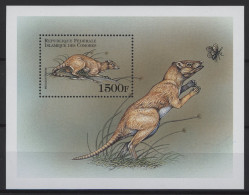 Comoros - 1999 Prehistoric Animals Block (2) MNH__(TH-24498) - Comores (1975-...)