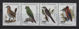 Chile - 2001 Native Birds Strip MNH__(TH-27258) - Chili