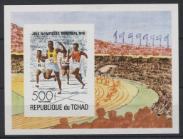 Chad - 1976 Summer Olympics Montreal Block IMPERFORATE MNH__(TH-24194) - Tchad (1960-...)