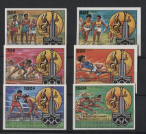 Central African Republic - 1981 Moscow Gold Overprints IMPERFORATE MNH__(TH-23732) - Central African Republic