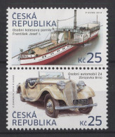 Czech Republic - 2014 Historical Means Of Transport Pair MNH__(TH-26173) - Ongebruikt