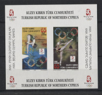 Cyprus (Turkey) - 2008 Beijing Block IMPERFORATE MNH__(TH-23563) - Unused Stamps