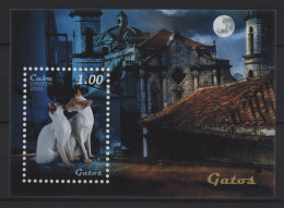 Cuba - 2009 Cats Block MNH__(TH-27500) - Blokken & Velletjes