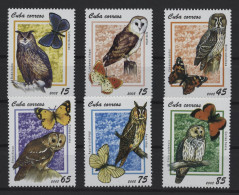 Cuba - 2008 Owls And Butterflies MNH__(TH-27192) - Ungebraucht