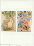 Page Du Livre "AFFICHES D'AZUR" Alpes Maritimes  (  Pages 63 ) Fêtes De NICE 1906 - 1908 - Afiches