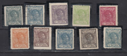 Spanish Guinea 1907 Alfonso XIII, Set To 75c (2-159) - Guinea Española