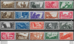 1932 Italia X Marcia Su Roma 20v. MNH Sassone N. 325/40+A+E - Andere & Zonder Classificatie