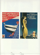 Pages Du Livre "AFFICHES D'AZUR" Alpes Maritimes  ( Recto Verso, Pages 71/72)  NICE - Affiches