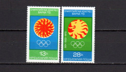 Bulgaria 1973 Olympic Games Set Of 2 MNH - Ete 1972: Munich