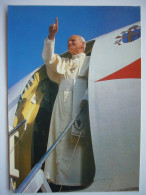 Avion / Airplane / ALITALIA / DC-9 / Pope John Paul II / Seen At Warsaw Airport - 1946-....: Era Moderna