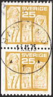 Sweden - Facit #915 LYX / PRAKTstämplat 2-strip HANDEN 3 13.11.75 - 1930- ... Rouleaux II