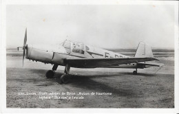 LYON - Port Aérien De Bron - Avion De Tourisme Biplace "Bucker" A L'escale - 1946-....: Moderne