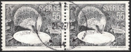 Sweden - Facit #940A LYX / PRAKTstämplat 2-strip SÄTER 21.2.77 - 1930- ... Francobolli In Bobina II