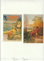 Pages Du Livre "AFFICHES D'AZUR" Alpes Maritimes  ( Recto Verso, Pages 97/98 )  Cannes - Affiches