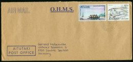 Br Aitutaki, OHMS 1990 Cover > Germany  #bel-1004 - Aitutaki