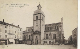 69  - Amplepuis -  Place De L'Eglise    - ** CPA  ** - Amplepuis