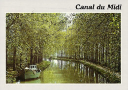 *CPM - FRANCE - LANGUEDOC-ROUSSILLON - LE CANAL DU MIDI - Pénichette De Plaisance - Languedoc-Roussillon