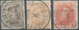 Belgique, Cachet Relais BAARLE-HERTOG (BAR-LE-DUC) Sur 3 Timbres - (F859) - 1914-1915 Rotes Kreuz