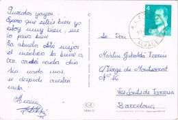 54687. Postal ALATOZ (Albacete) 1980. Vista Campestre Y Vacas - Cartas & Documentos