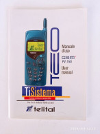 TISISTEMA - TEO - MANUALE D'USO GSM PV - 150 - Téléphonie