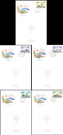 Soviet Union:Russia:USSR:FDC Covers Serie War Ships Fleet, Submarine, War Ships, 1982 - FDC