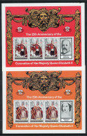 -Turks & Caicos Islands-1978 "Royal Coronation" MNH (**)  Set Of 4 Sheets, See Other Scan ! - Turks- En Caicoseilanden