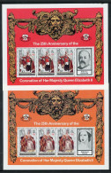 -Turks & Caicos Islands-1978 "Royal Coronation" MNH (**)  Set Of 4 Sheets, See Other Scan ! - Turks And Caicos