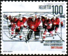 SUISSE ,SCHWEIZ,2020, Mi 2643, YT 2569, Eishockey WM  GESTEMPELT, OBLITERE - Usati