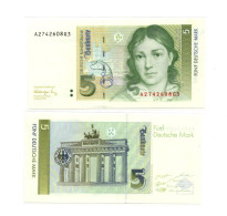 Germany 5 Deutsche Mark 1991 P-31 UNC - 5 Deutsche Mark