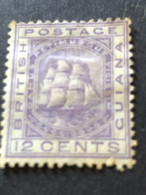 BRITISH GUIANA  SG 131  12c Pale Violet  CC Wmk MNG - Guyane Britannique (...-1966)