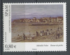 SPM Miquelon 2008  N° 924 **  Neuf MNH Superbe C 3.20 € Tableaux Foliot Pêche Fishing Bateaux Boats Paints - Ungebraucht