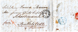 Thurn & Taxis 1855, K1 KOENIGSEE Auf Franko Brief N. Buttelstedt B. Weimar. - Covers & Documents