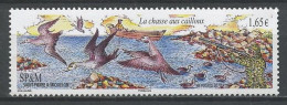 SPM Miquelon 2010 N° 984 ** Neuf MNH Superbe C 6,60 € Faune Oiseaux Chasseurs Fusil Bateaux Barque Birds Chasse - Nuovi