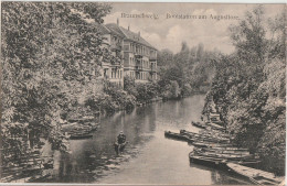 Feldpost-AK Braunschweig, Bootstation Am Augusttore 1915 - Braunschweig