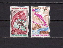 Dahomey 1972 Olympic Games Sapporo Set Of 2 MNH - Inverno1972: Sapporo