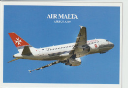 Pc Air Malta Airbus 319 Aircraft - 1946-....: Moderne