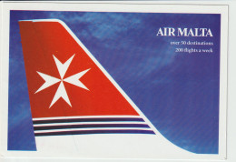 Pc Air Malta Promotion Card - 1946-....: Era Moderna