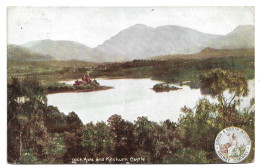 Postcard UK Scotland Argyllshire Loch Awe & Klichurn Castle Posted Published LNWR Posted 1909 - Argyllshire