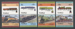 TUVALU 1984 N° 223/230 ** Neufs MNH Superbes C 6 € Transports Trains Locomotives Southern Pacific Railroad 4-8-4 4-6-2 - Tuvalu (fr. Elliceinseln)