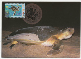 Maximum Card Australia 1995 Turtle - Octopus - Andere & Zonder Classificatie
