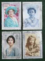 90th Birthday Of The Queen Mother (Mi 1275-1278) 1990 Used Gebruikt Oblitere ENGLAND GRANDE-BRETAGNE GB GREAT BRITAIN - Used Stamps