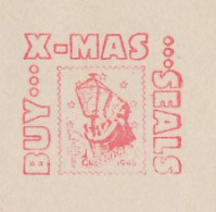 Meter Top Cut USA 1946 Christmas Seals - Navidad